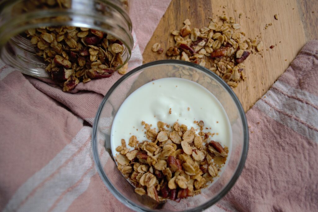 Raw Milk Yogurt and Granola