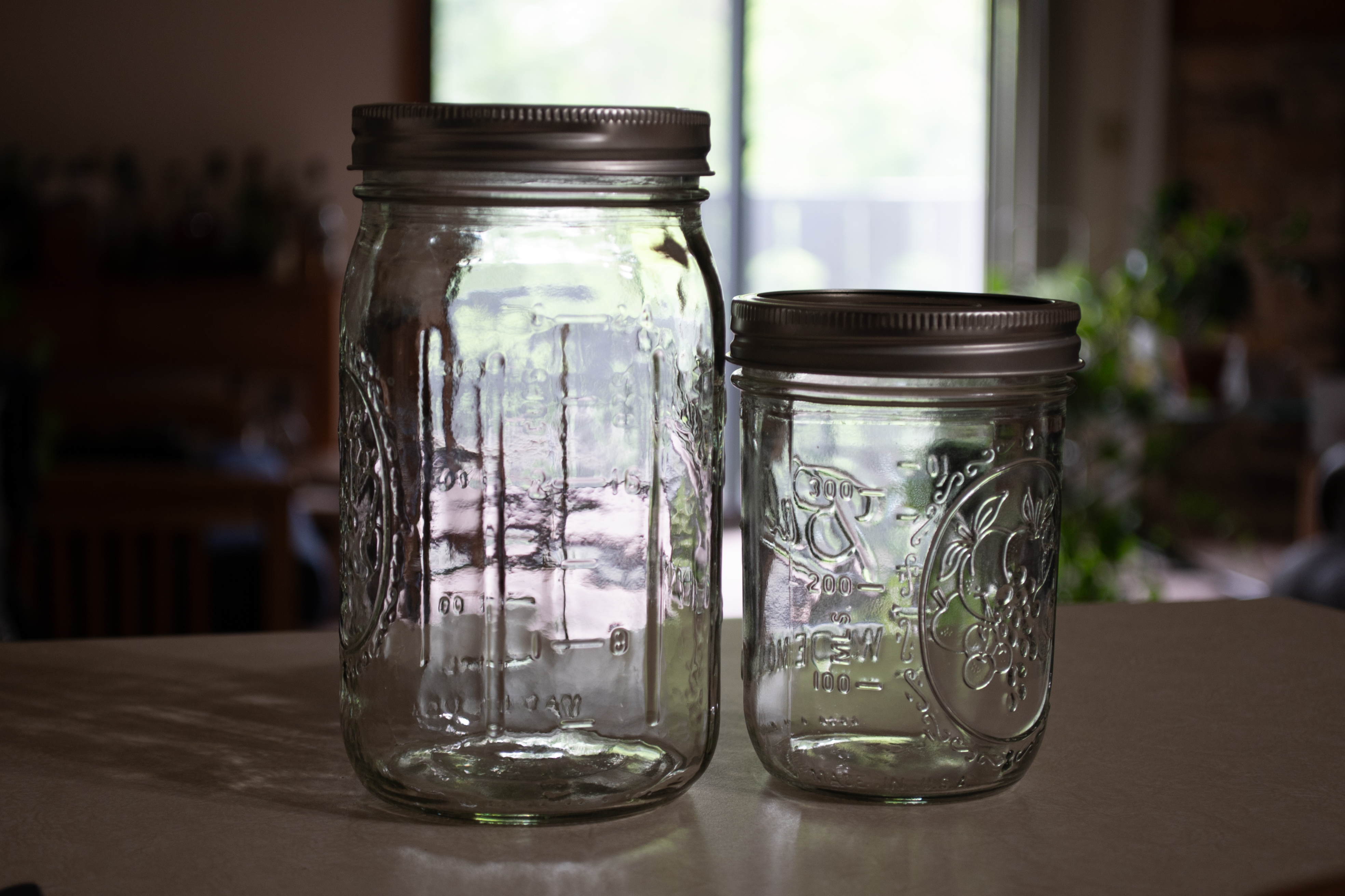 Quart and Pint jars