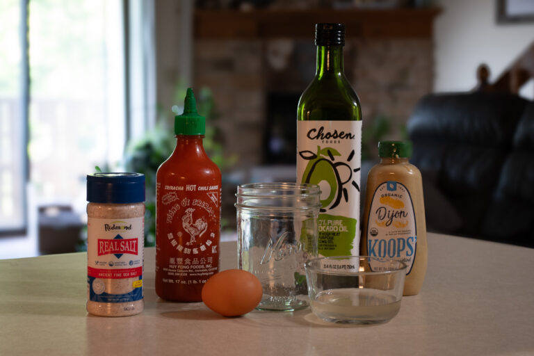 Sriracha Mayo ingredients